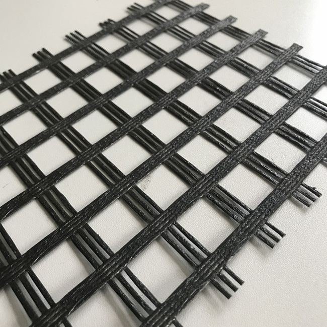 Asphalt Reinforcement Fiberglass Geogrid 1